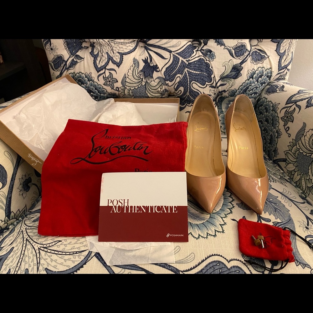 Christian Louboutin Nude Pigalle 85mm sz. 38